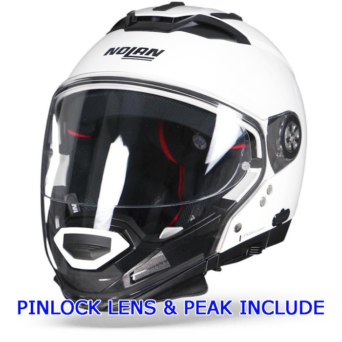 Helm Nolan N70-2 GT N702GT Classic Metal White #5