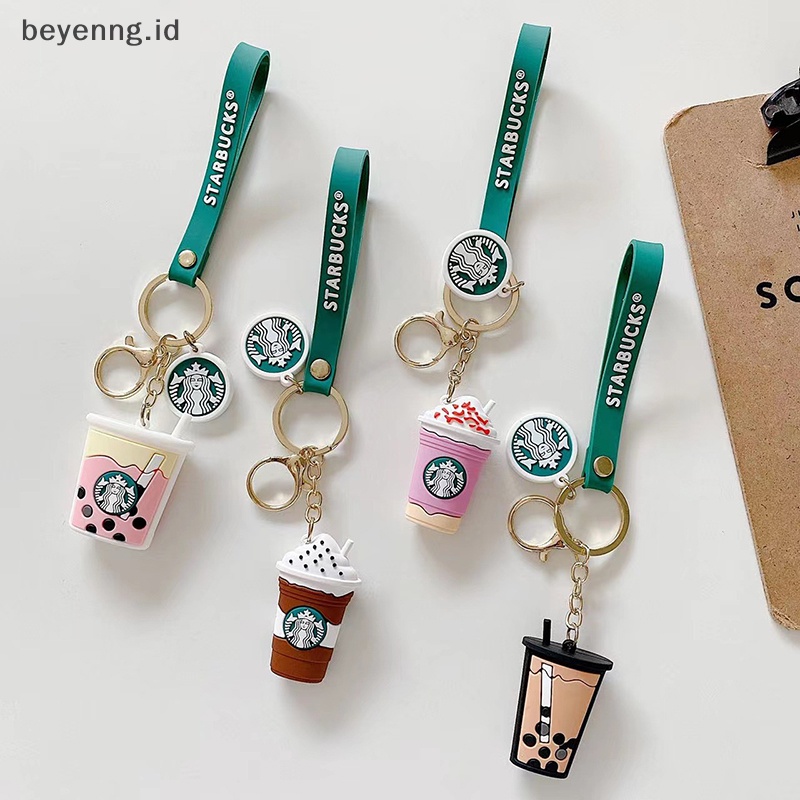 STARBUCKS [cuci Gudang]mata alfintarbucks kopi kartun mportear gantungan kunci boneka lucu hadiah boneka liontin kunci mobil gantungan tas ponsel liontin perhiasan dalika