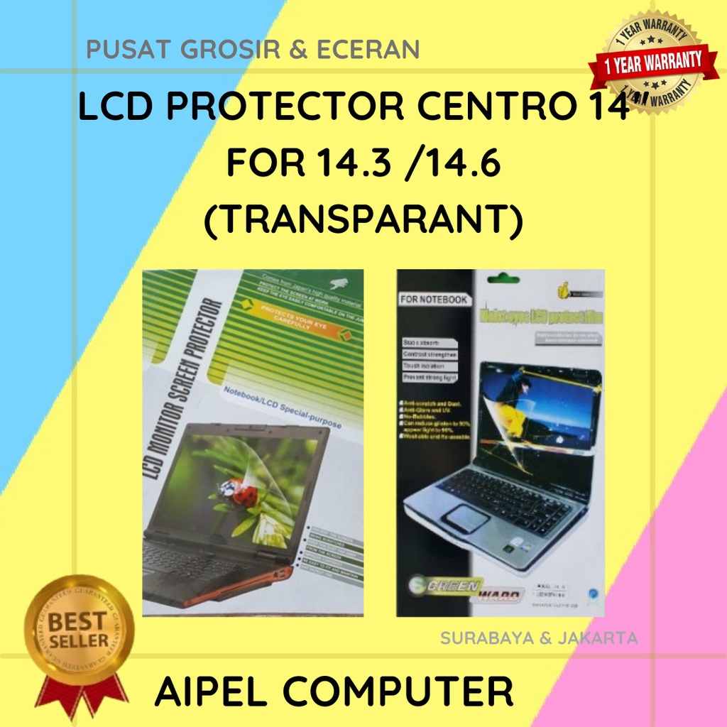 LP14 | LCD PROTECTOR CENTRO 14″ FOR 14.3 / 14.6 (TRANSPARANT)