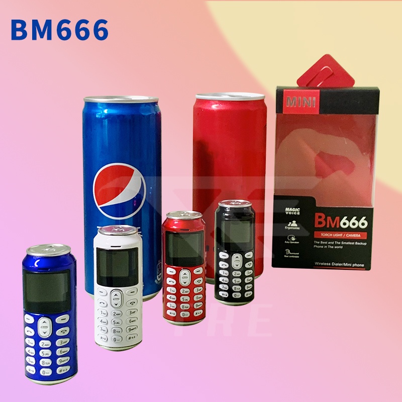 HP Mini Handphone New BM666 DUAL SIM Bisa Bahasa Indonesia