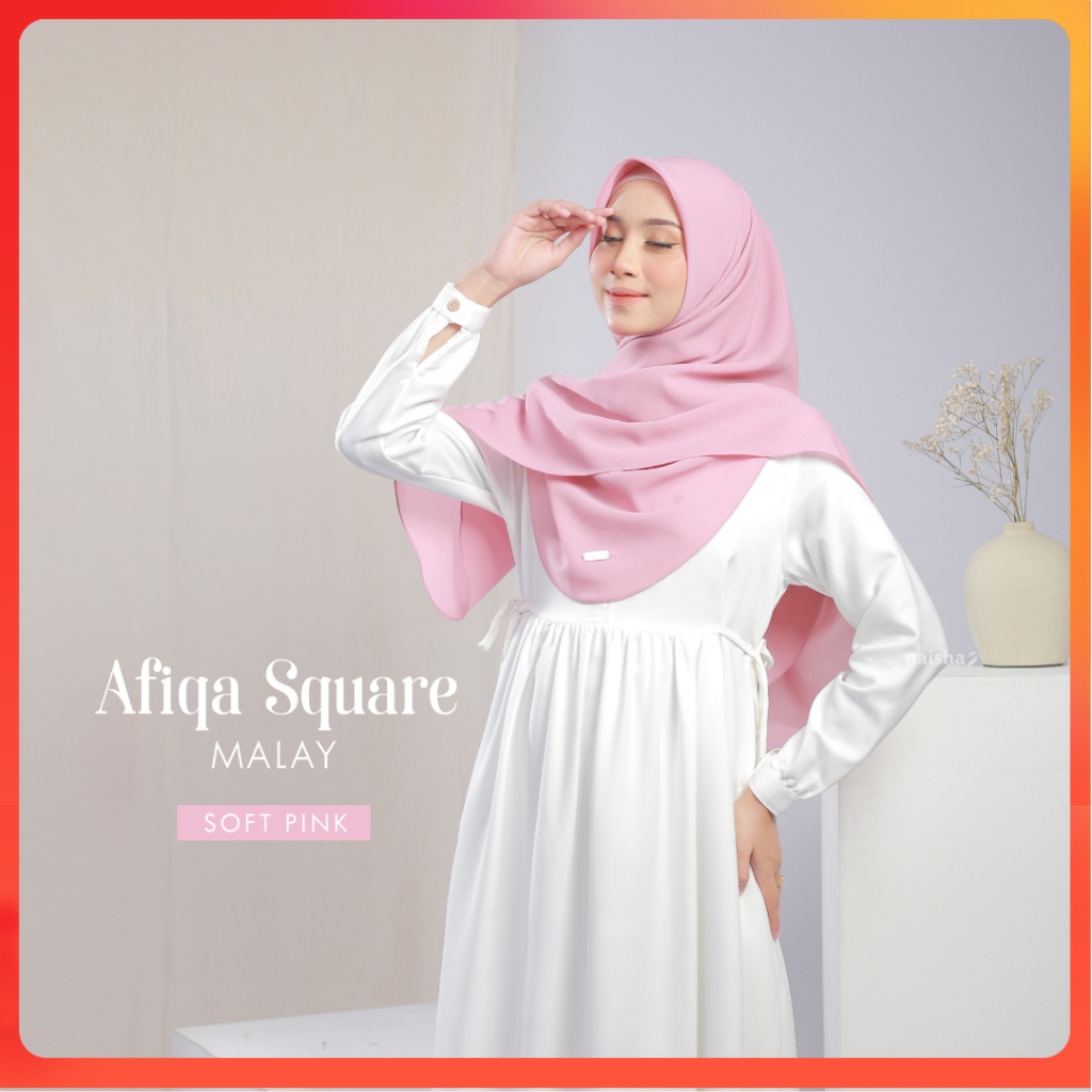 NAISHA OFFICIAL - Afiqa Square Malay | Hijab Malay Diamond