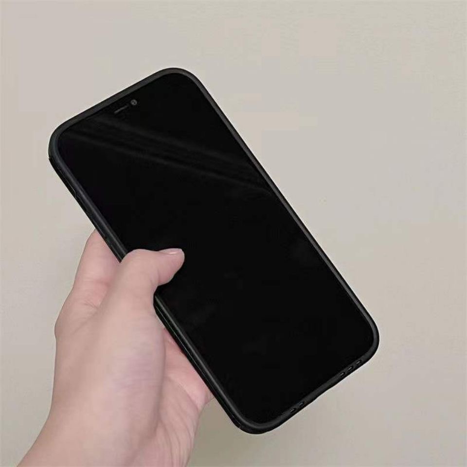 Leather Black Glowing person Soft Case for Samsung A21S A12 A50S A30S A20 A30 A32 A22S A52S A72 A10S A33 A53 A73 A13 A04S A23 A51 A71 A31 White Phone Case Women Girl