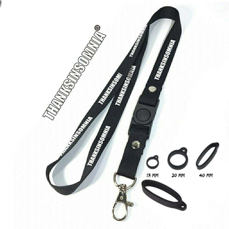 

lanyard THANKS INSOMNIA lanyard DISTRO gantungan kunci name tag id card kartu nama / tali lanyard gantungan leher vans fullprint