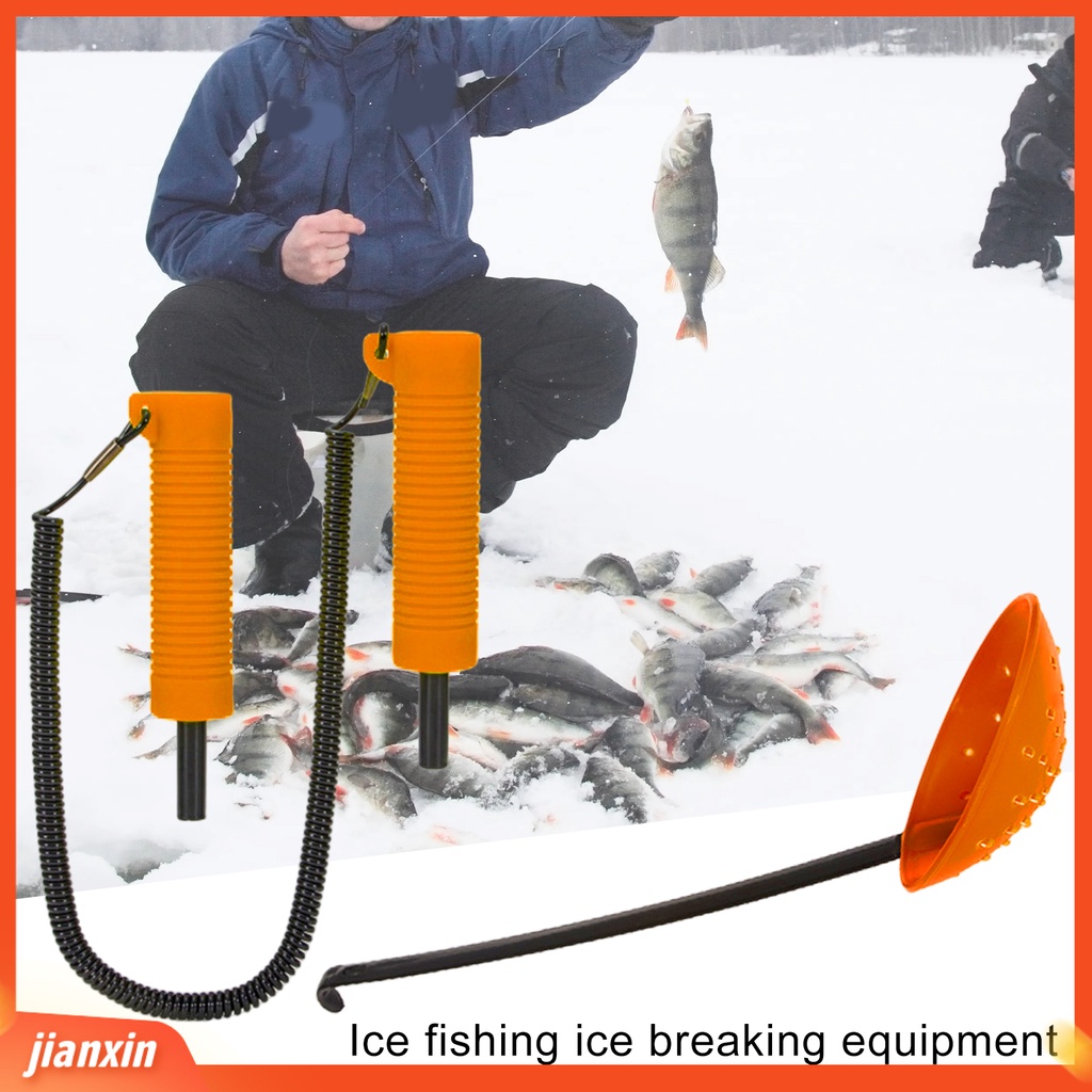 (In Stock) Peralatan Memancing Es Profesional Non-slip Alat Memancing Portabel Musim Dingin Memancing Es Sendok Ice Pick Peluit Sepatu Cover Untuk Outdoor