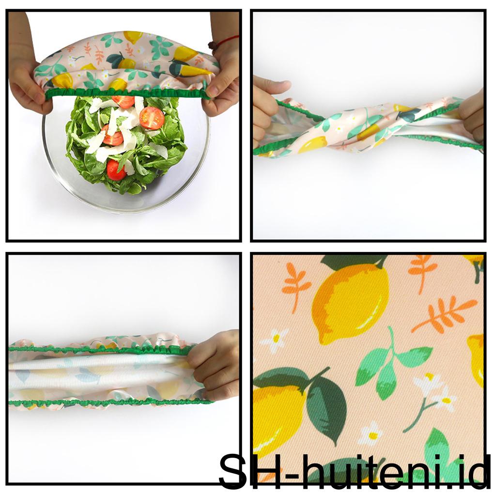 Paket 3mangkuk Penutup Penyimpanan Makanan Penutup Debu Indoor Outdoor Camping Hiking Barbecue Dapur Bisa Dicuci Segar Menjaga Tutup