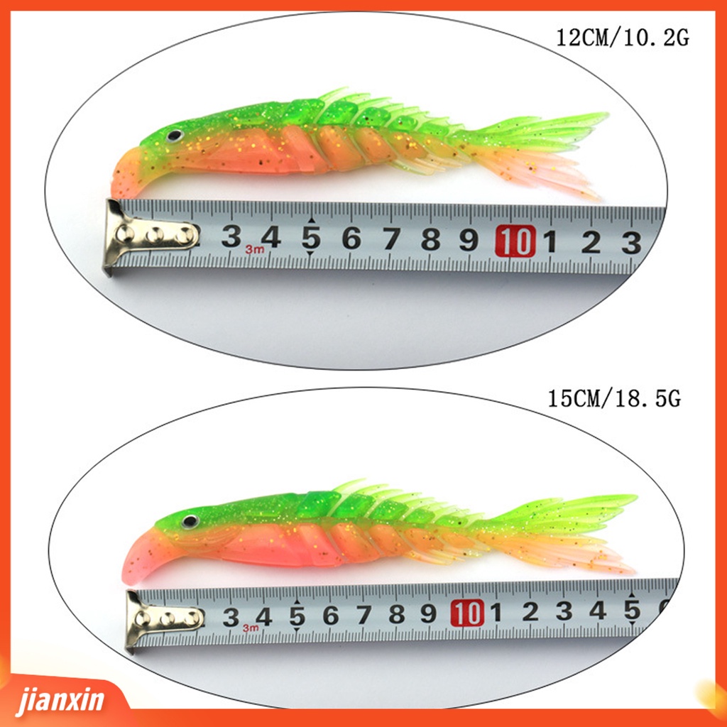 (In Stock) Soft Lures Simulasi Spinner Umpan 12cm /10.2g 15cm /18.5g Laut Memancing Umpan Palsu Memancing Tackle