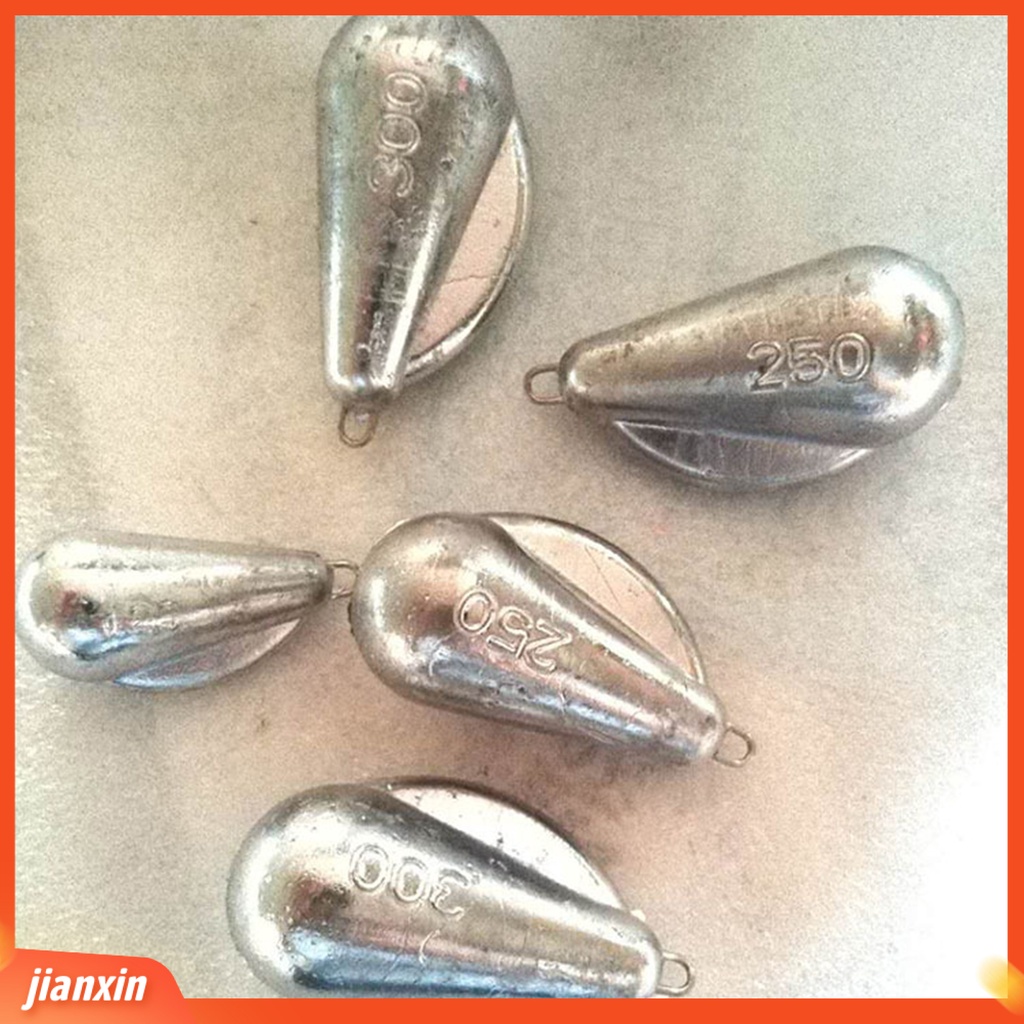 (In Stock) Sinker Pancing Padat Cepat Tenggelam Keras Water Drop Fishing Lead Untuk Memancing