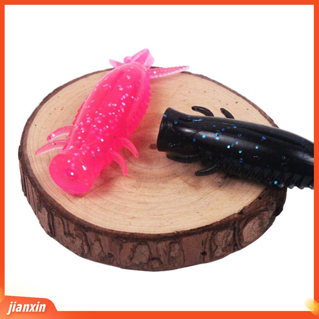 (In Stock) 5Pcs 8g Pemikat Lembut Memancing Mirip Hidup Menggoda Bentuk Larva Cahaya Bercahaya Hidup Umpan Lembut Untuk Angling