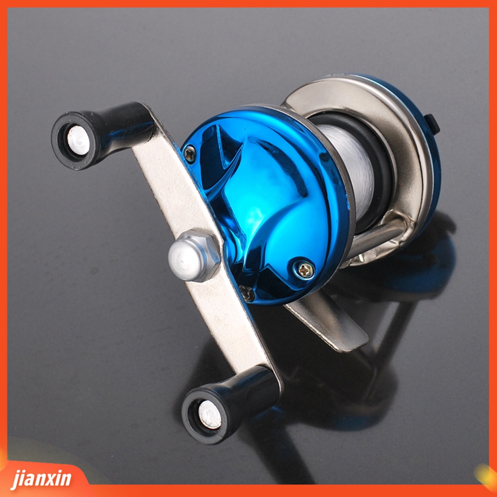 (In Stock) 3.0:1 Portable Baitcasting Kiri Kanan Ice Fishing Wheel Reel Alat Pancing Ikan