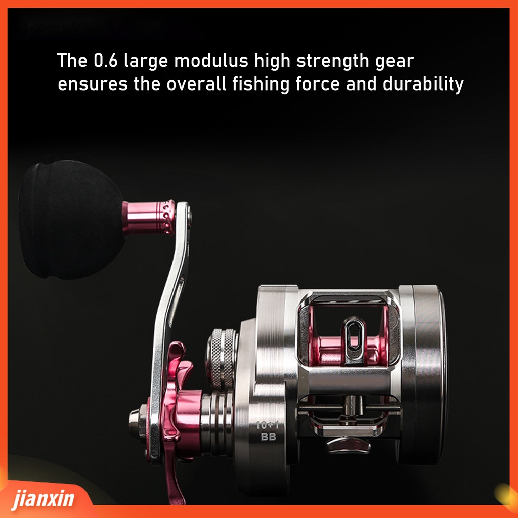 (In Stock) Gulungan Pancing Halus Presisi Bantalan Satu Arah Stabil Memancing Roda Metal Untuk Memancing