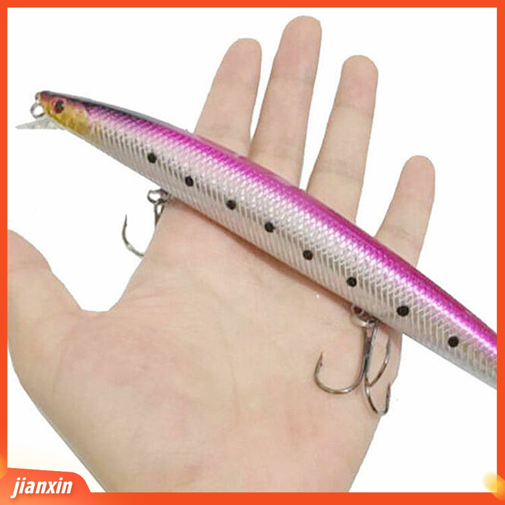 (In Stock) 18cm 26g Buatan Memancing Manusia Hidup Umpan Ikan Kecil Crankbait Wobbler Renang Umpan