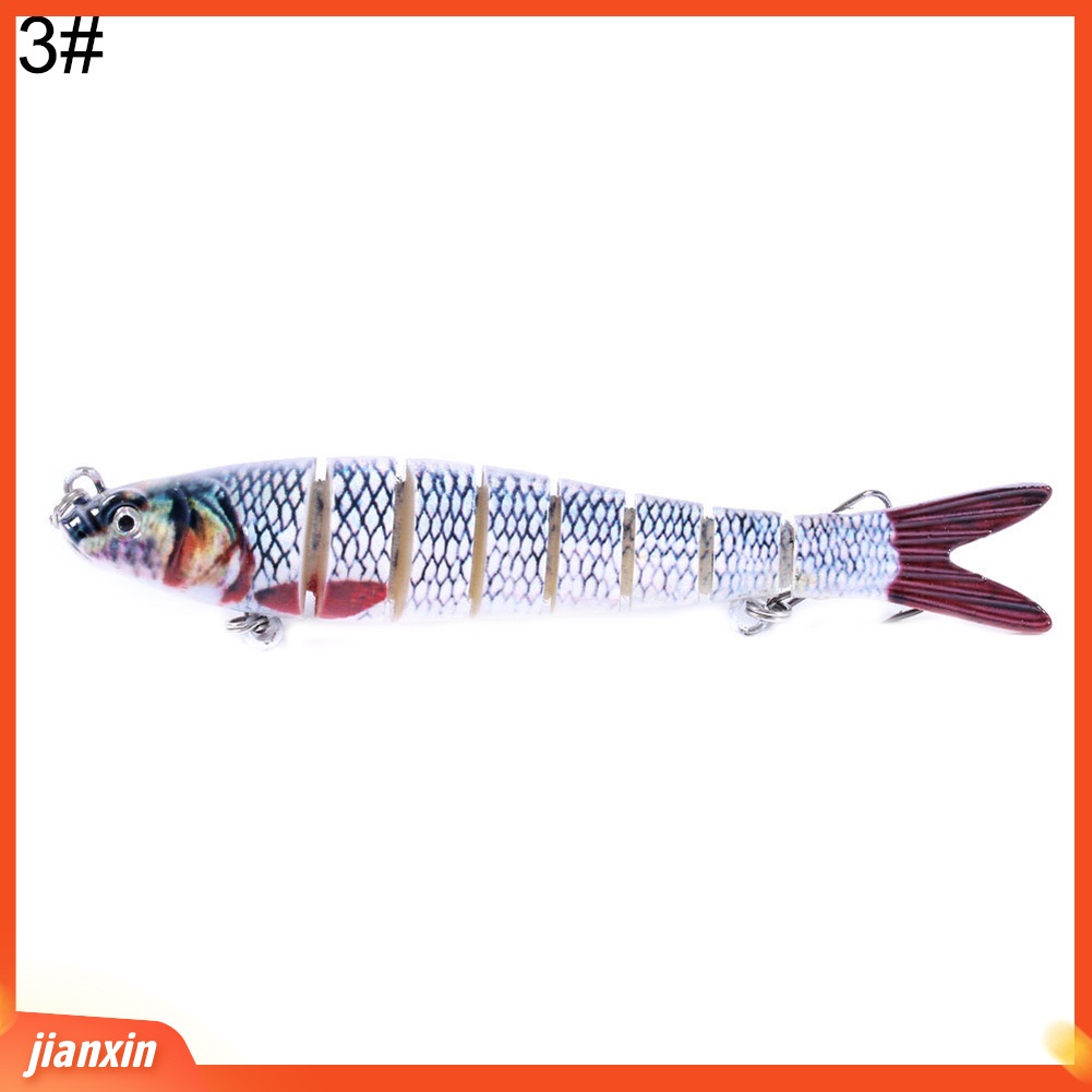 (In Stock) 10cm 11g Multi Jointed Simulasi Ikan Umpan Pancing Hard Lures Tackle Tool