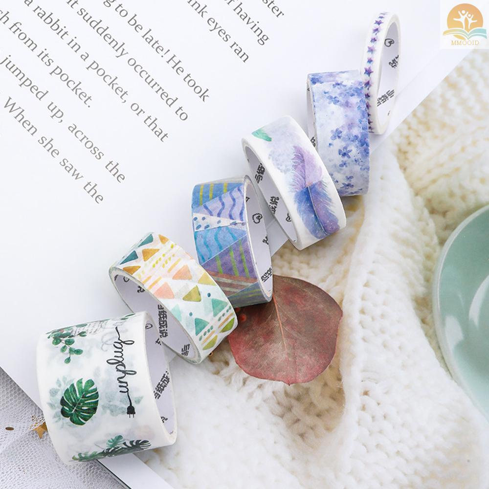 In Stock Washi Tape Set 4roll 30mm 15mm 5mm Lebar Dekoratif Warna-Warni Masking Tape Perekat Tape Stiker Seni Dan Kerajinan Hadiah Untuk Dekorasi DIY Craft Scrapbooking Jurnal Diary Foto