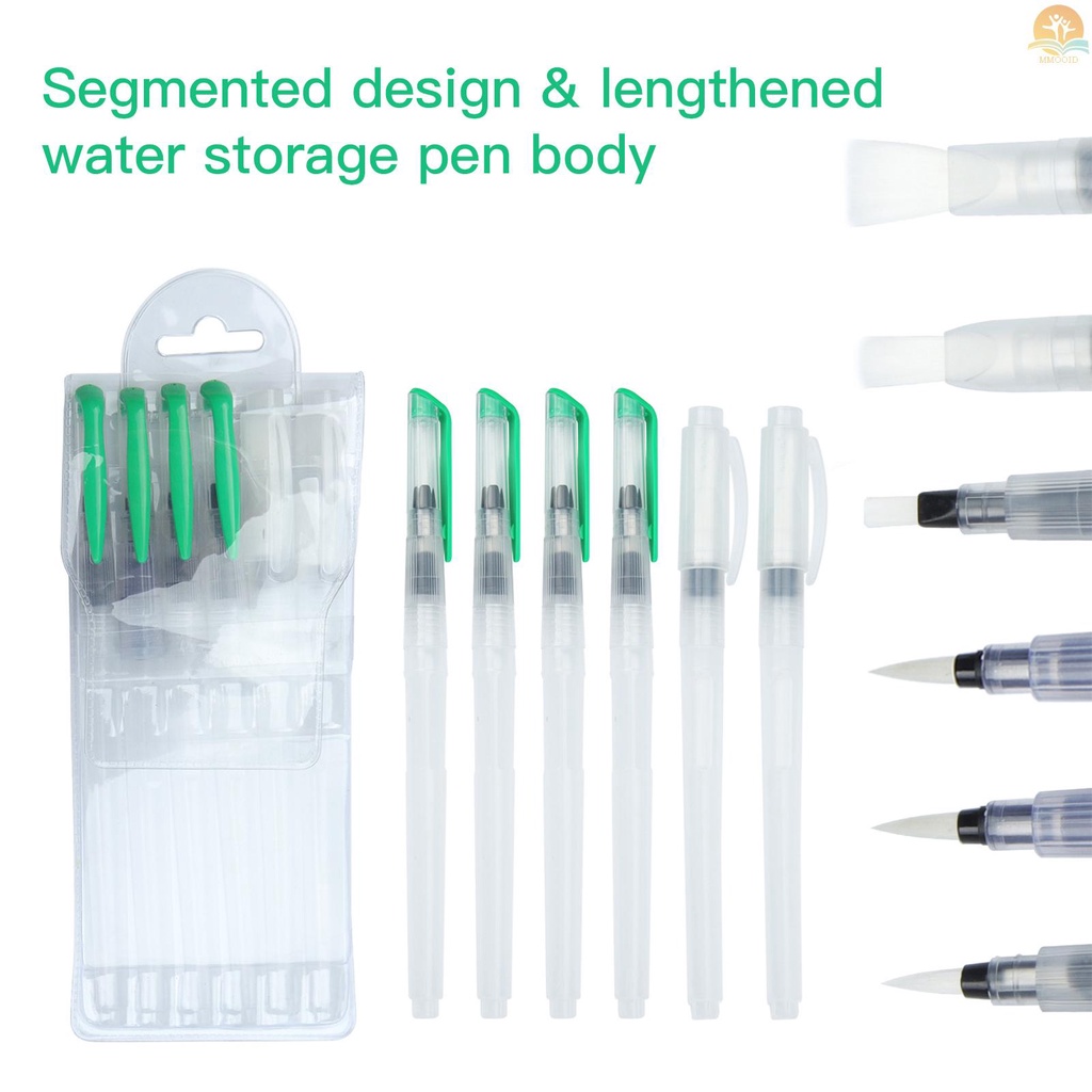 In Stock Watercolor Brushes Refillable Watercolor Brush Pens Set Untuk Spidol Lukisan Kaligrafi Artis