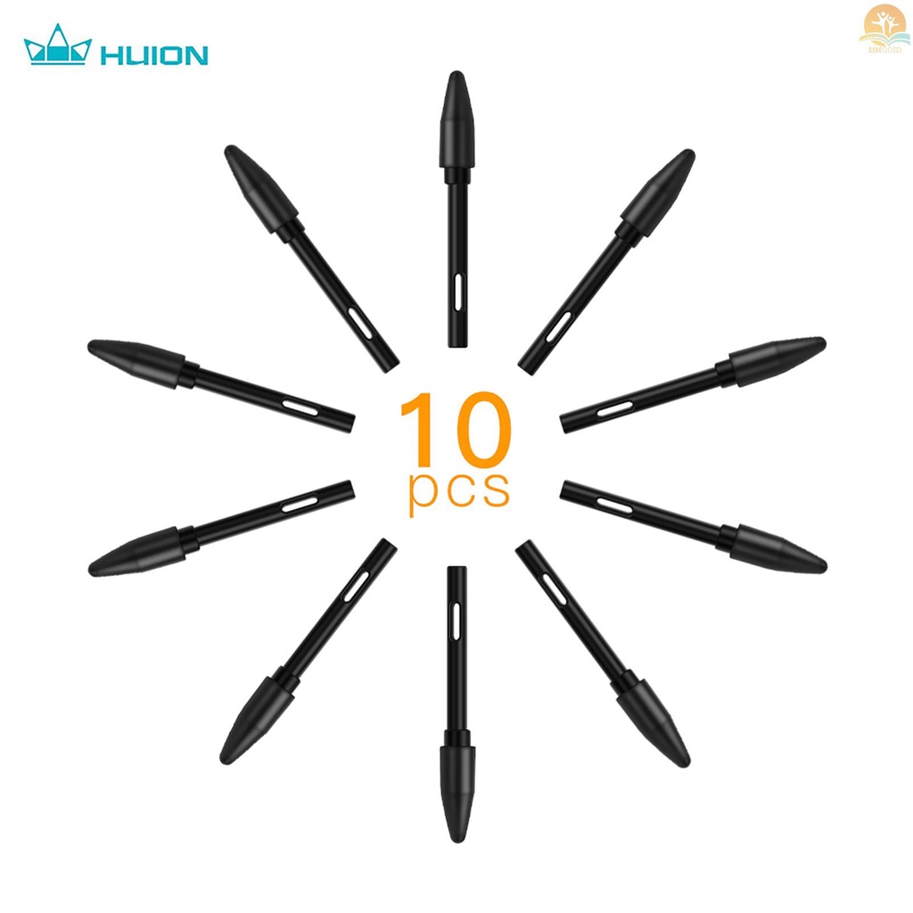 In Stock Huion PN05 10pcs Replacement Nibs Pen Tips Compatible with PW500/PW507 Graphics Drawing  Stylus Black