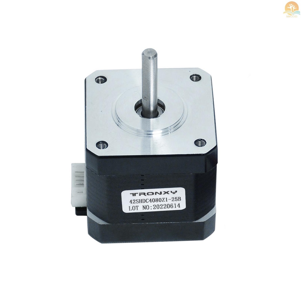 In Stock TRONXY 1pc 42stepper Motor Torsi Tinggi Hybrid Stepping Motor 2phase 1.8derajat Langkah Sudut 1.68A 40Ncm 4-Lead Dengan Kabel 1meter Untuk Printer 3D CNC