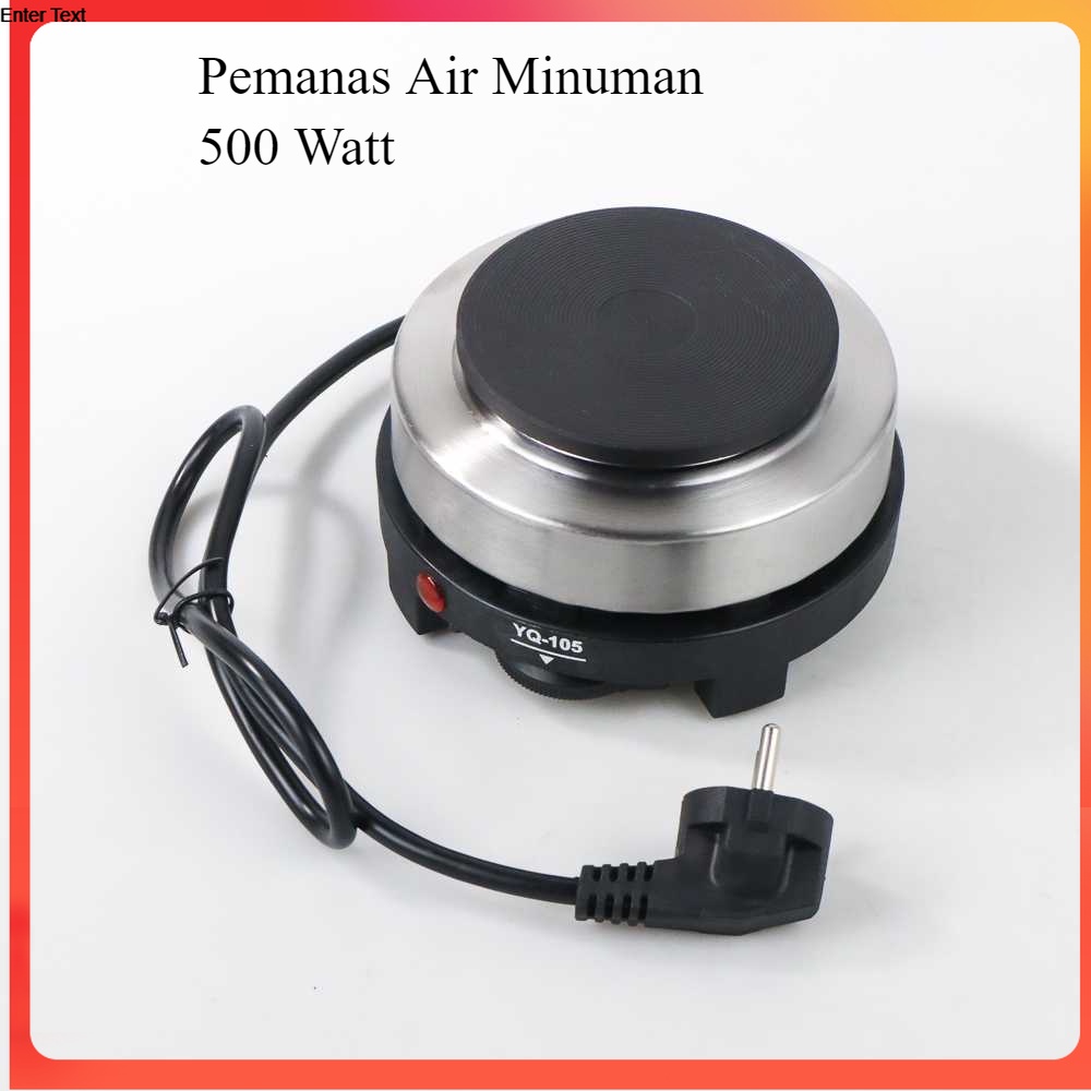 Pemanas Penghangat Mini Kopi Susu Air Minuman Mini Heater Stove Pot 500W