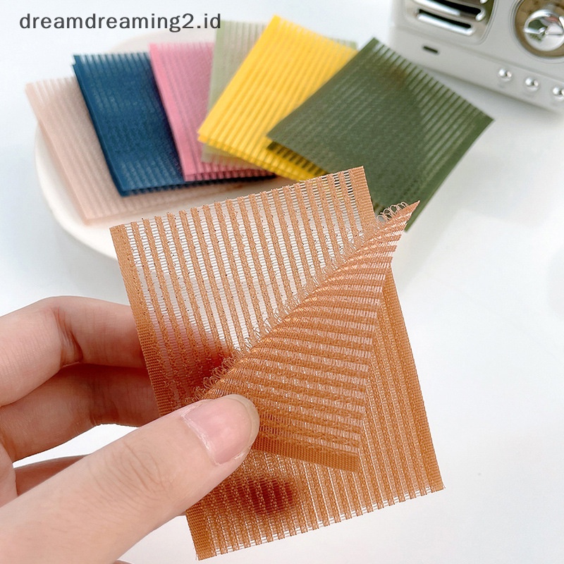 (drea) 10pcs /Pack Barber Paste Rambut Stiker Ada Jejak Gripper Barber Grippers Rambut Holder Hair Styling Cutg Portable Magic Sticker Aksesoris Rambut //