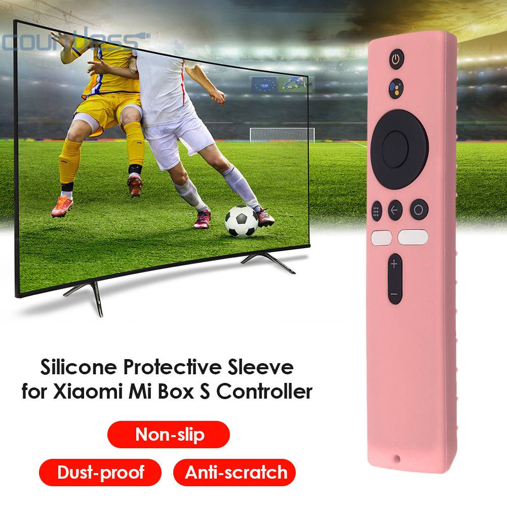 Case Remote Control Silikon Untuk Xiaomi Mi Box S/4K/TV Stick Shell Cover A#S [Terhitung Mukena)