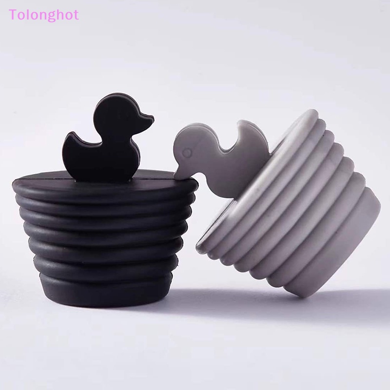 Tolonghot&gt; Sumbat Bathtub 2Pcs Universal Tub Stopper Dapur Silikon Bath Plug Lucu Sumbat Saluran Bathtub Plug Untuk Wastafel Kamar Mandi Sumur