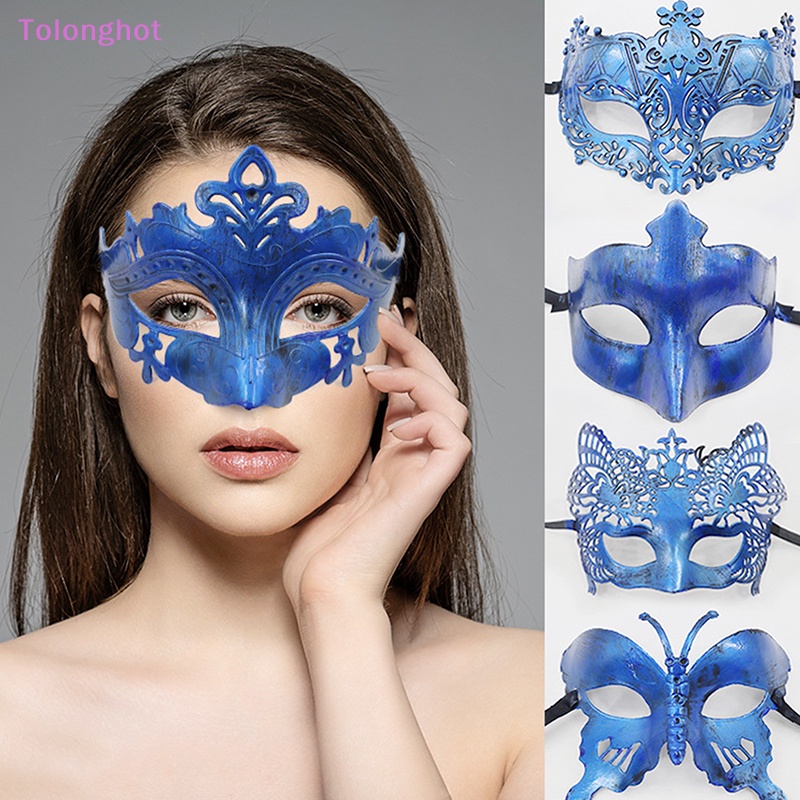 Tolonghot&gt; 1pcs Masquerade Tiara Halloween Topeng Mata Seksi Untuk Wanita Pria Gaun Mewah Karnaval Gaun Kostum Perlengkapan Pesta well