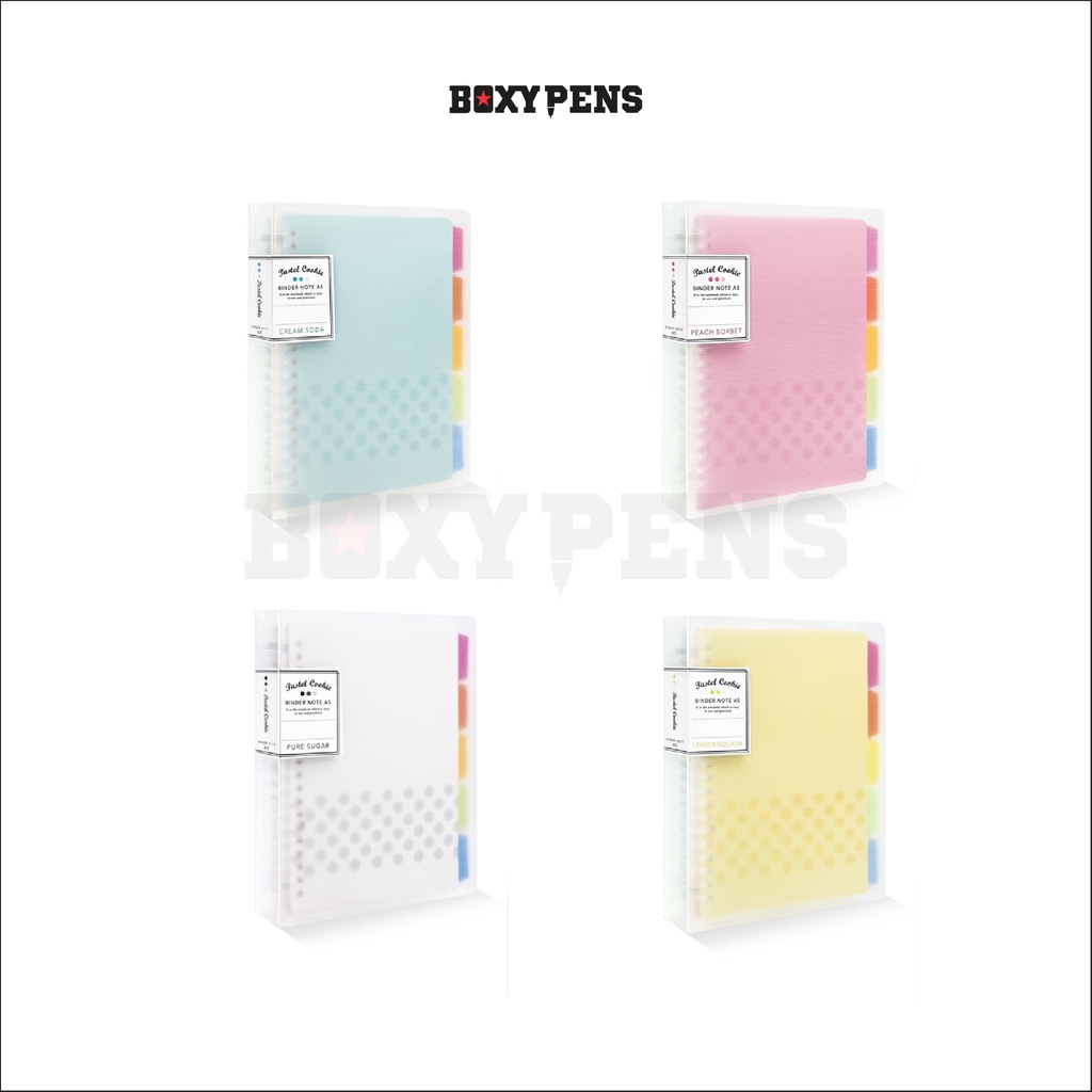 

Kokuyo Pastel Cookie Light Colour Binder