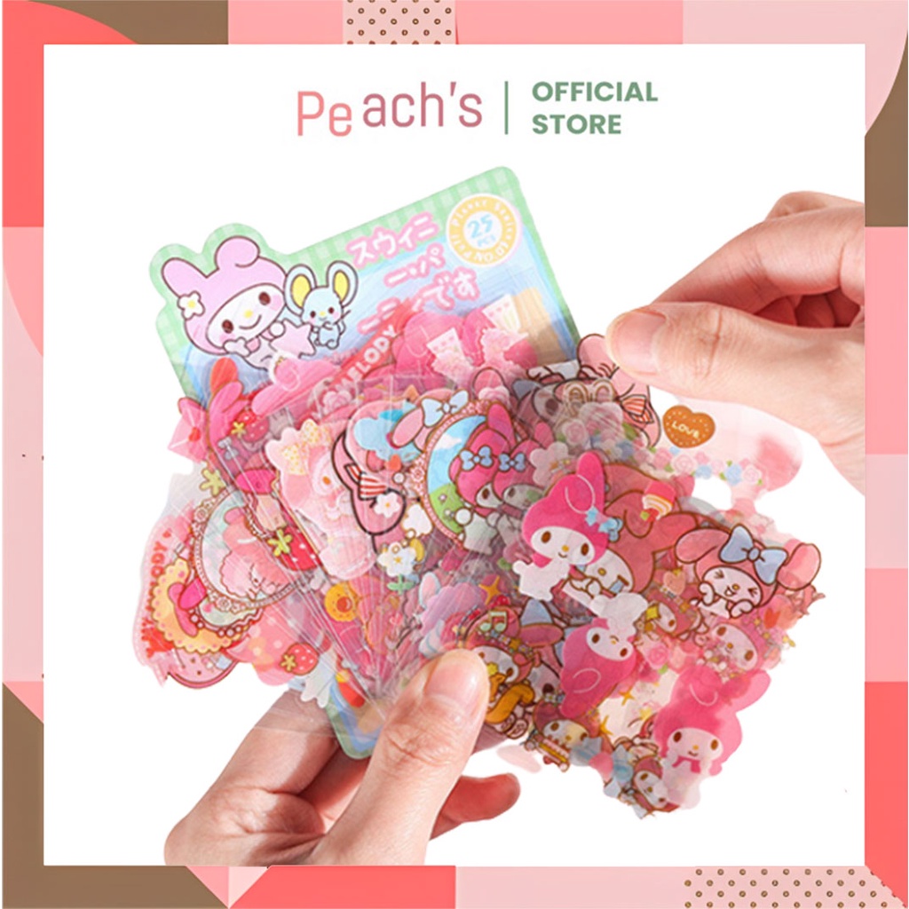 

PEACHs - 5872 Stiker 100 lembar / Sticker Motif Kartun Korea Lucu Anti Air / Sticker Box Stiker Set Aesthetic Dekor Buku