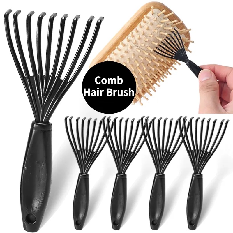 [Fitur] 1pc Airbag Alat Pembersih Sisir Rambut/Pembersih Sisir Portable/Hair Remover/Sikat Rambut Tertanam/Massage Comb Claw/Aksesoris Sisir/Perlengkapan Styling Salon