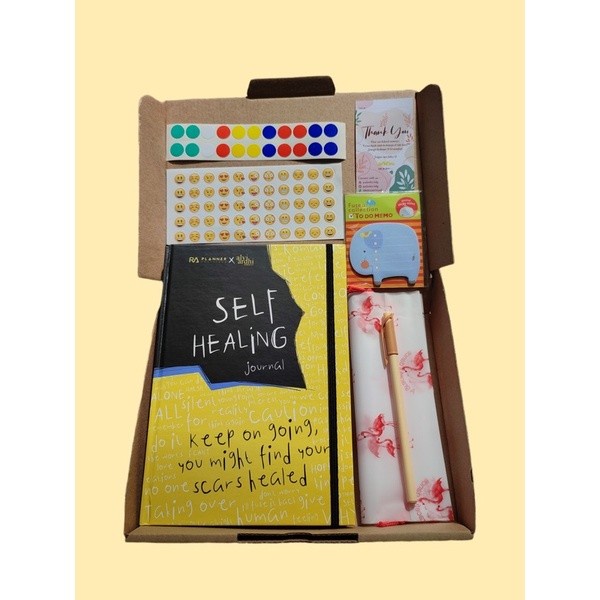 

✨BISA COD✨ -Self Healing Journal - RA Planner x Alvi Ardhi + free Journal Kit