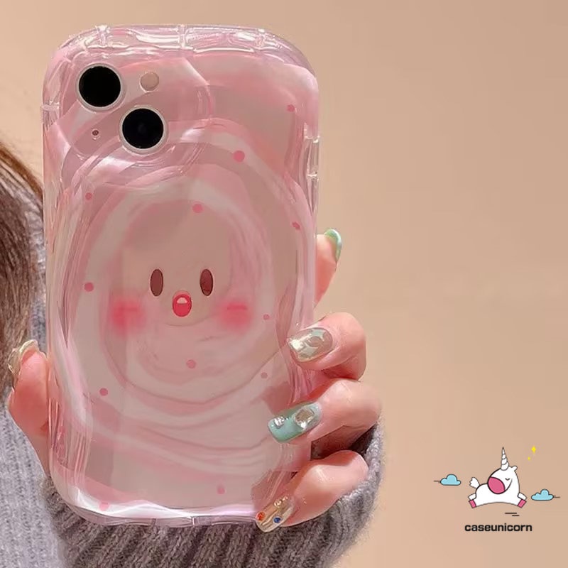 Case Ekspresi Warna-Warni Kartun Untuk Infinix Hot8 10Lite 30i 9panas10 11 20 8 9 12 30 Main Cerdas6 7 6Plus 5catatan12 G96 12 4G Smiley Lucu Glossy 3D Wavy Curved Edge Soft Case