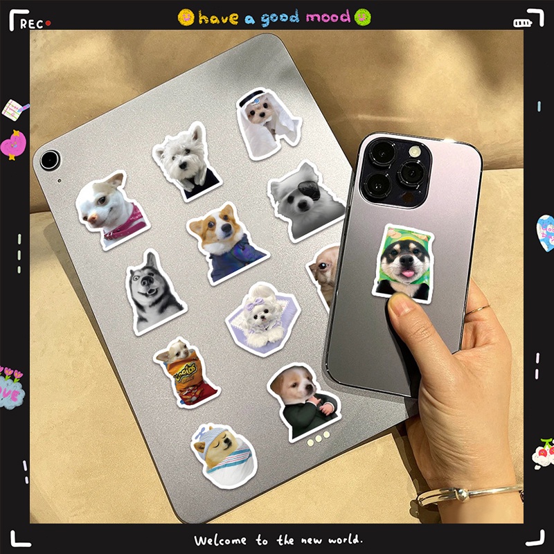 

COD✨Stiker Lucu Anjing Kucing Dekoratif Ponsel Case Laptop Bagasi Buku Tempel Stiker F