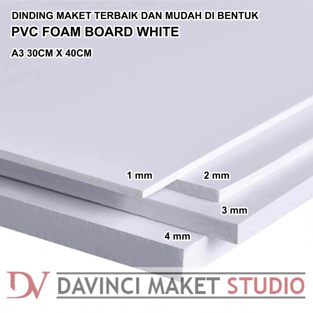 

BIG SALE PVC Foam Board - Karton PVC 1mm 2mm 3mm 4mm 5mm - 30cm x 40cm