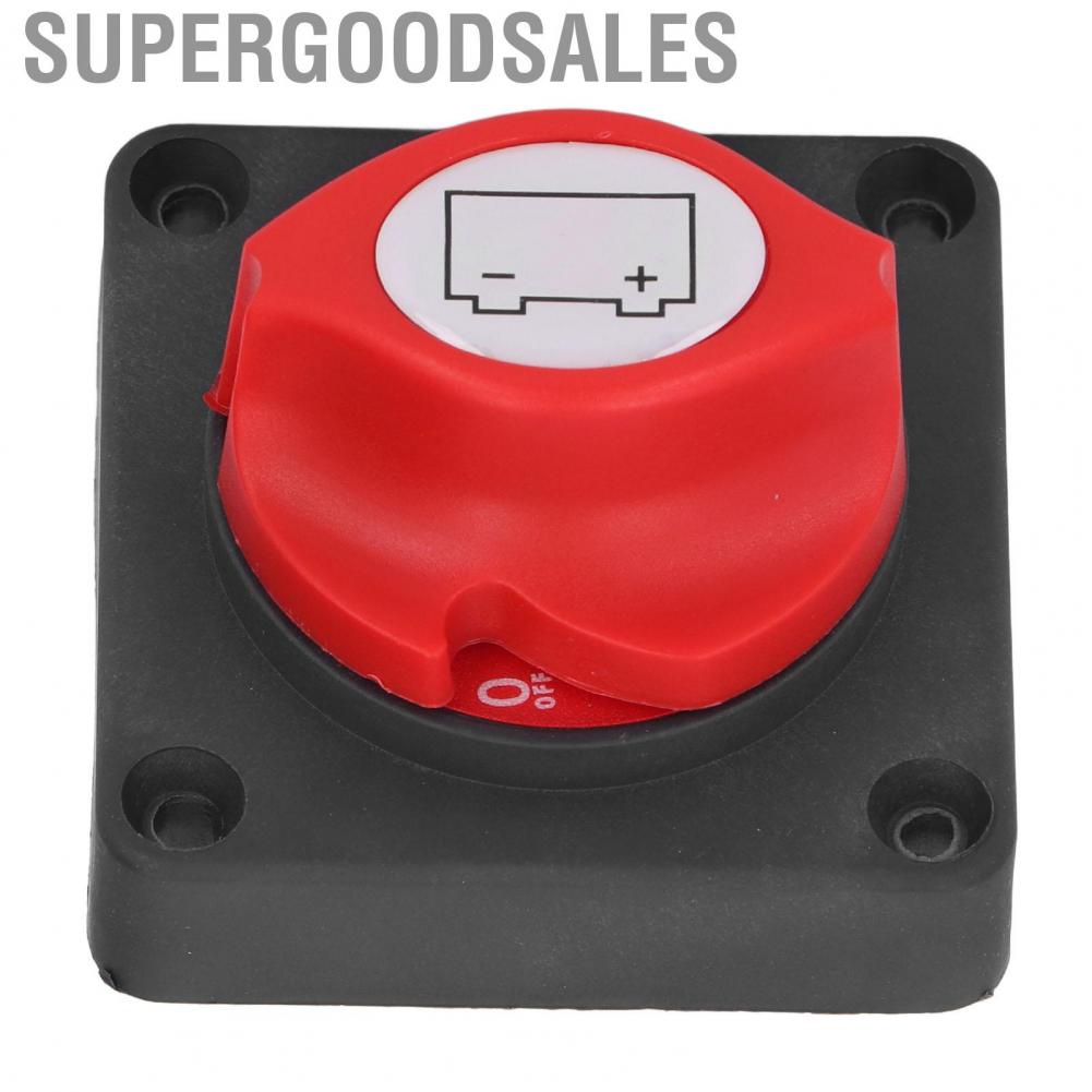 Supergoodsales Disconnect Switch Safe ABS Red Copper Knob  Dust DC