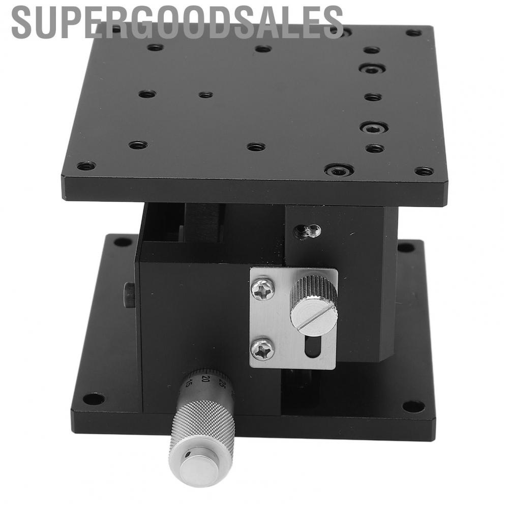 Supergoodsales Manual Linear Stage  Corrosion Proof Table Aluminum Alloy Practical for Fiber Core Adjustment