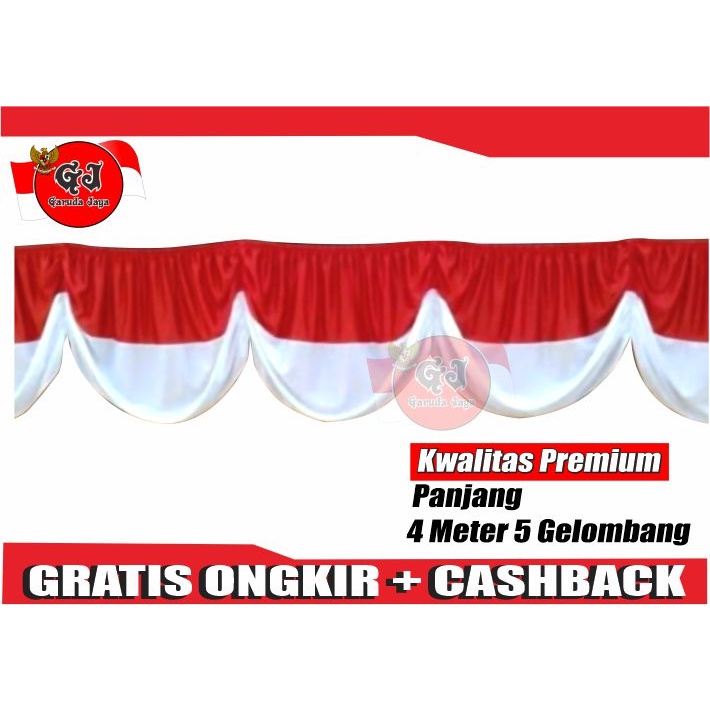 bendera backgroun polos /bendera merah putih /umbul umbul gelombang