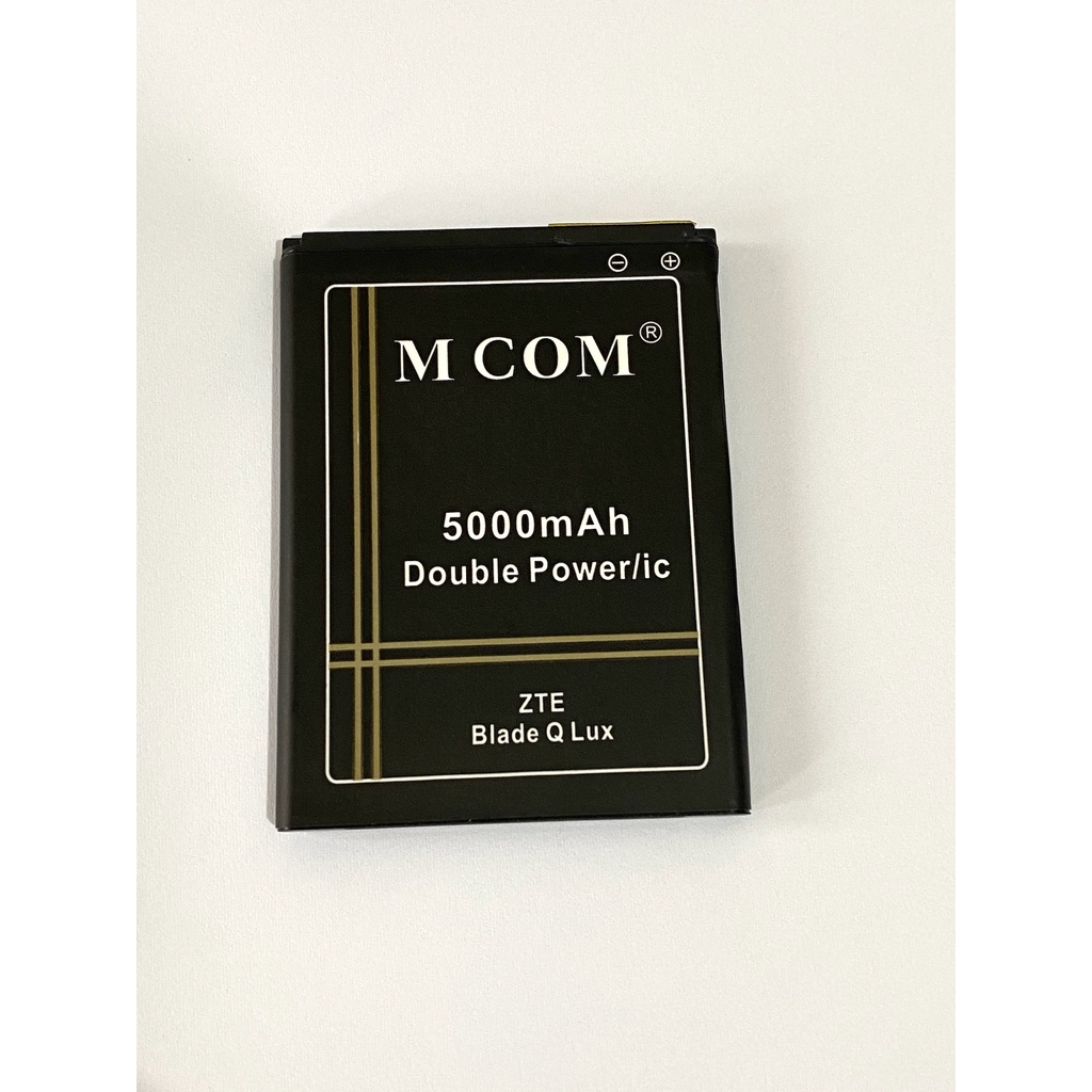 [ MCOM 5000 MAH Zte qlux / A110 4G / ZTE Bolt Powerphone E1 - ORGNAL Baterai Batre Batrai Battre Bat