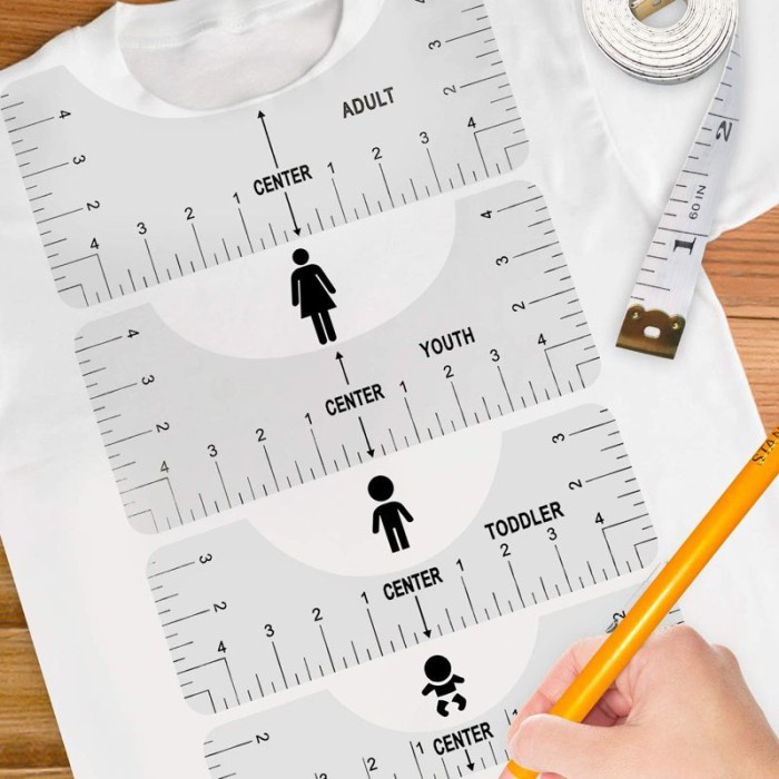 

Isi 4 Penggaris Ziegel Penguasa Panduan T-Shirt Ruler Untuk Sablon - Isi 4