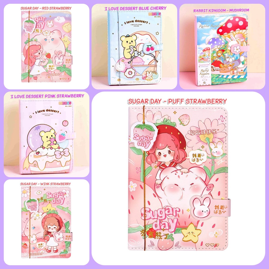 

GULAGULA - BUKU DIARY PU LEATHER | JOURNALING SCRAPBOOK | HARDCOVER KANCING MAGNET | MOTIF ANIME LUCU | CATATAN HARIAN BUKU MEMO ISI 112 LEMBAR BERWARNA | BUKU DIARY HARDCOVER HANDBOOK | VIRAL | LUCU | DIARY UNIK | HARIAN CATATAN