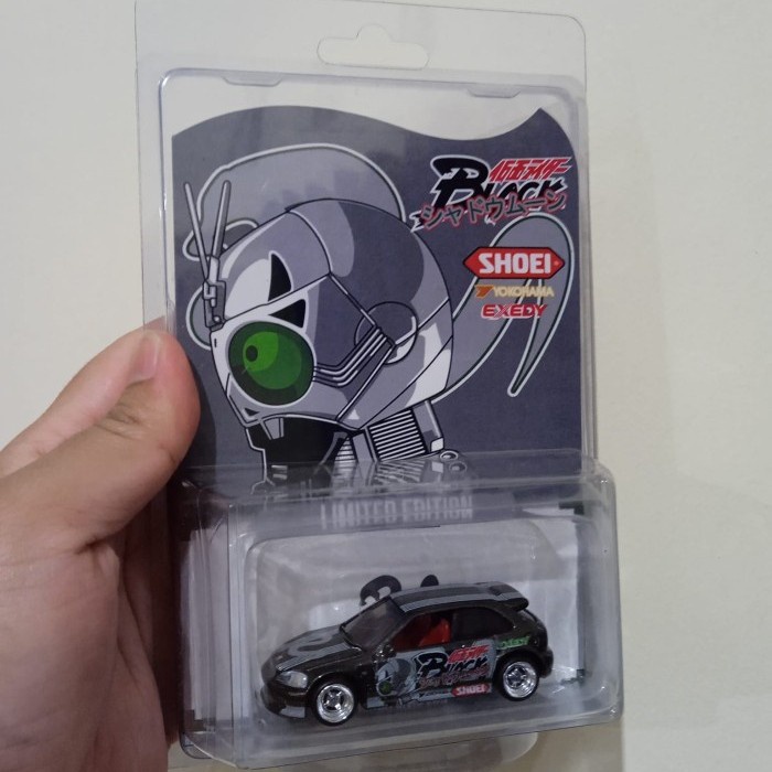 TERBARU Hot Wheels Honda Civic EK9 custom Kamen Rider Shadowmoon