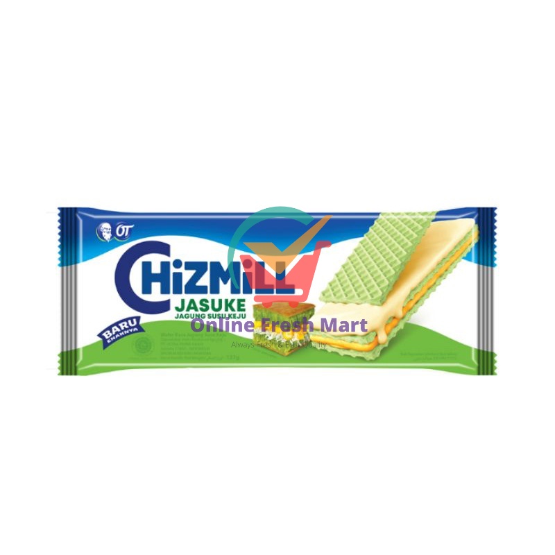 

Chizmill Wafer Jasuke Jagung Susu Keju 127 g - Online Fresh Mart Denpasar