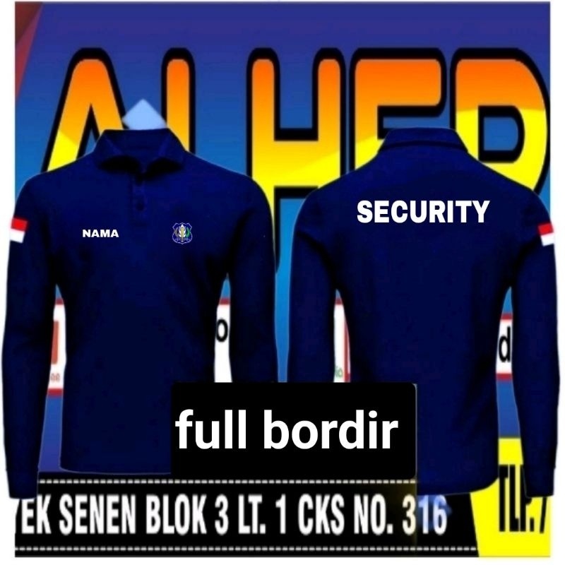 terbaru kaos SECURITY baju SECURITY Seragam SECURITY kaos kerah SECURITY kaos polo SECURITY kaos kat
