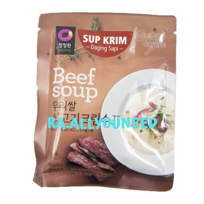 

Beef Soup /Sup Krim Rasa Daging Sapi 60gr