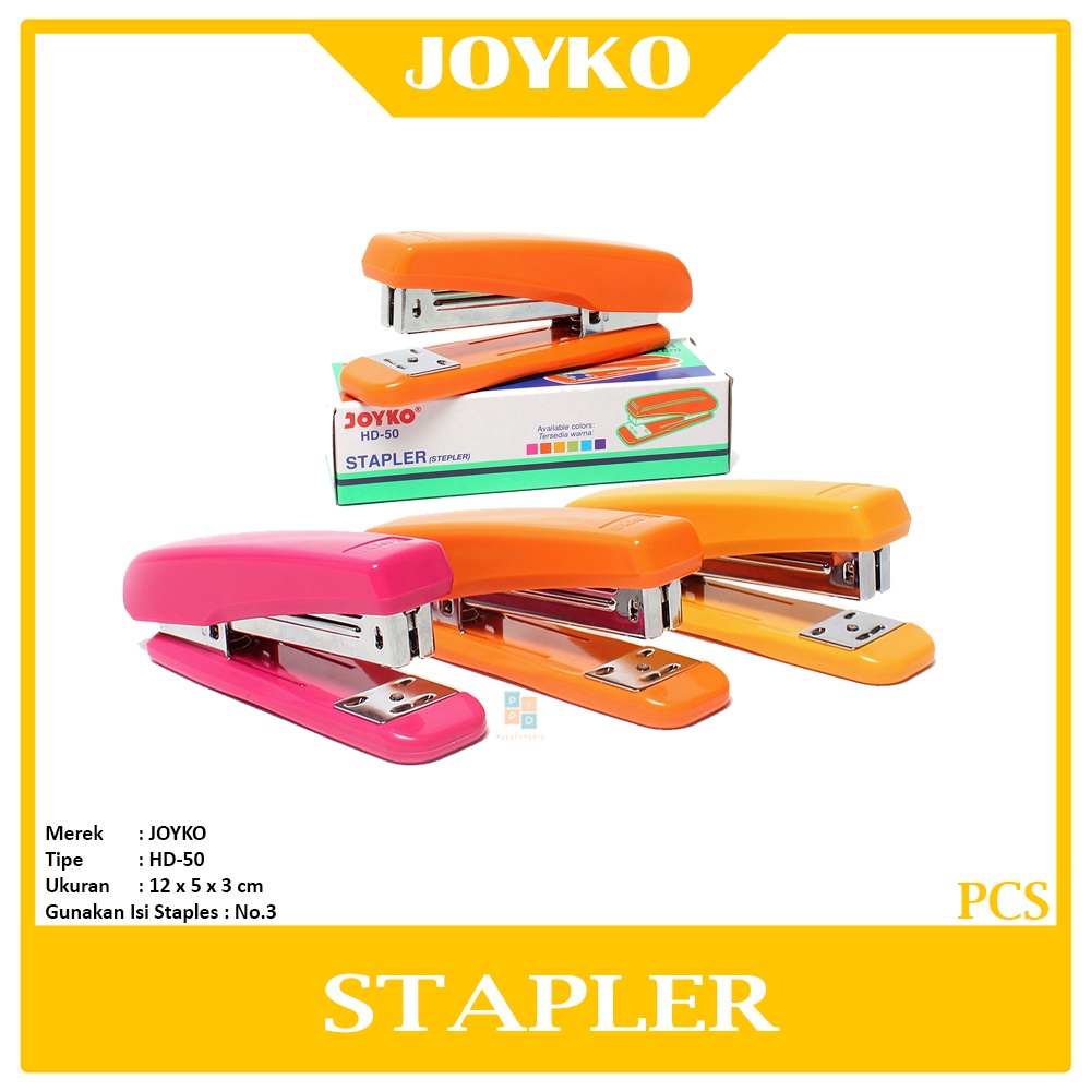 

JOYKO - Stapler - Staples Besar HD 50 Berwarna - Pcs