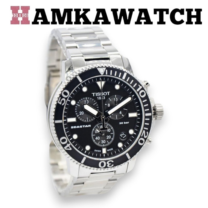JAM TANGAN TISSOT SEASTAR ORIGINAL T120.417.11.051.00 JAM TANGAN PRIA Vs