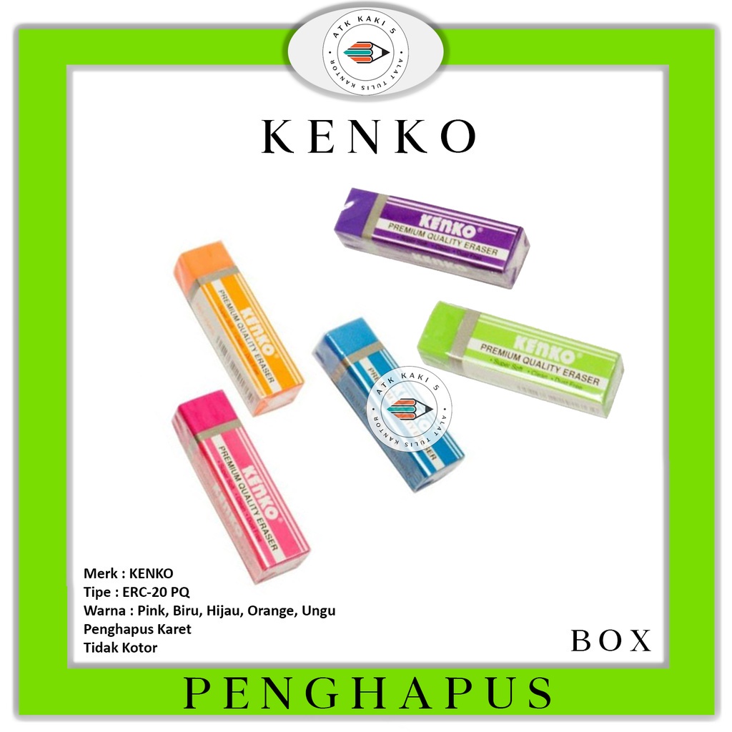 

KENKO - Eraser - Penghapus ERC-20PQ - Pcs
