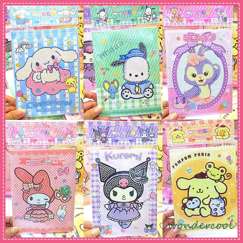 

Stiker berlian DIY anak-anak stiker tangan kreatif tempelkan mainan kartun lucu stiker kartun-Won
