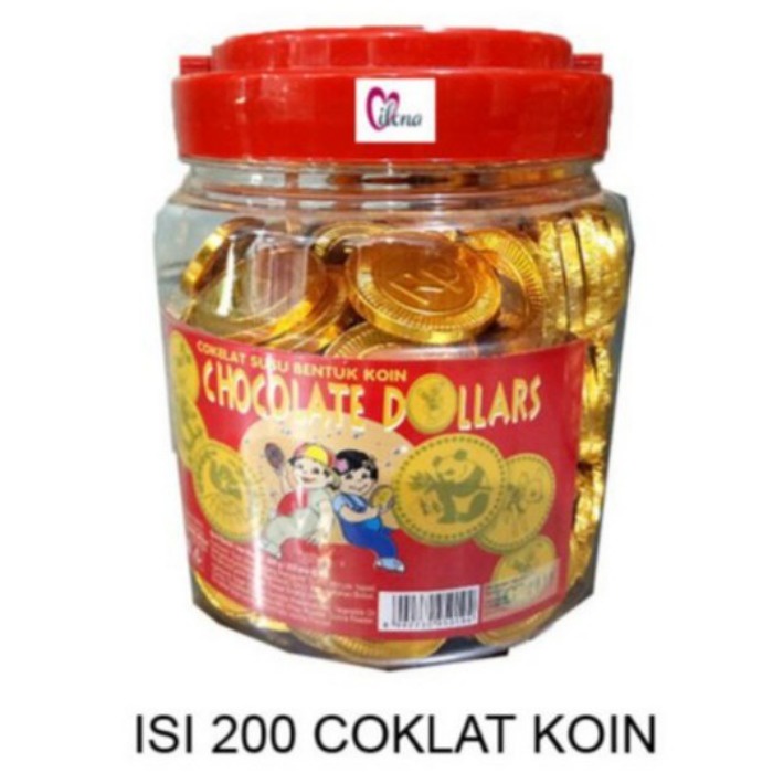 

Coklat Koin Coin Coklat Dollar Dollars 1 Toples Coklat Susu Bentuk Koin Murah