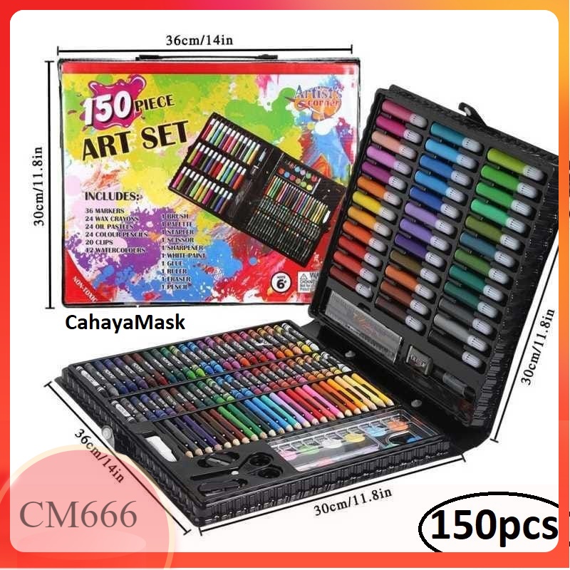 

Crayon Set 150pcs/Pensil Warna/Alat Menggambar
