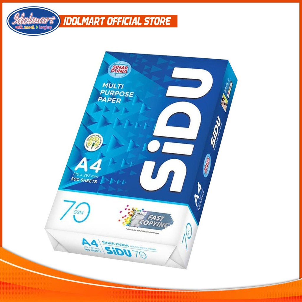 

IDOLMART Kertas HVS A4 70 gram Sidu Surabaya