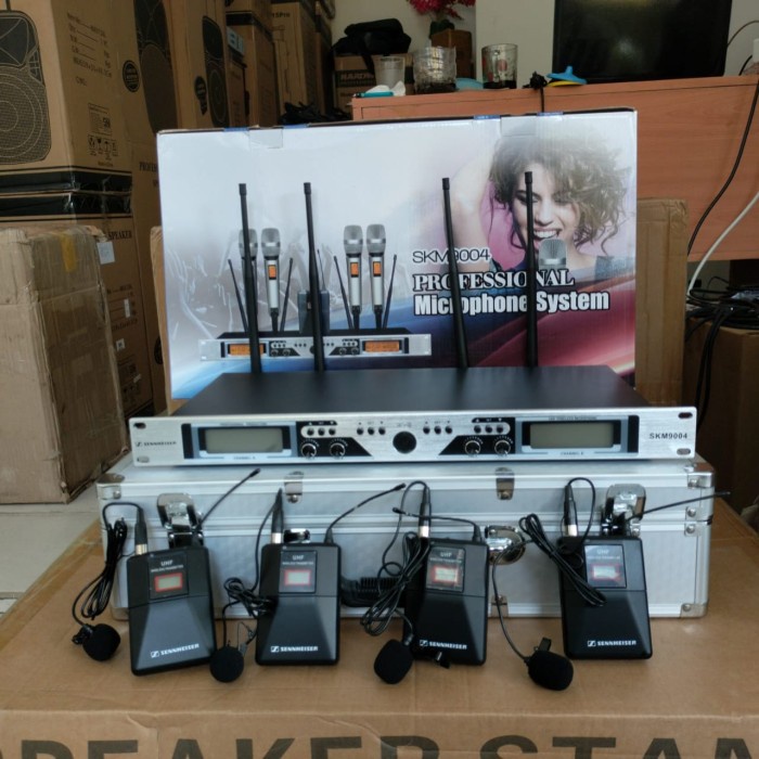 Mic wireless sennheiser skm 9004 skm9004 clip on